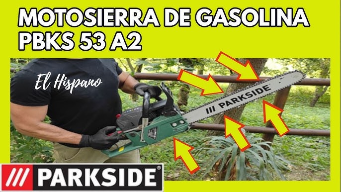 Parkside Chainsaw PBKS 53 A2 Pedal To the Metal - YouTube