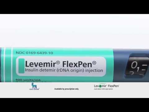 Video: Levemir FlexPen - švirkštimo Priemonės Naudojimo Instrukcijos, Kaina, Apžvalgos