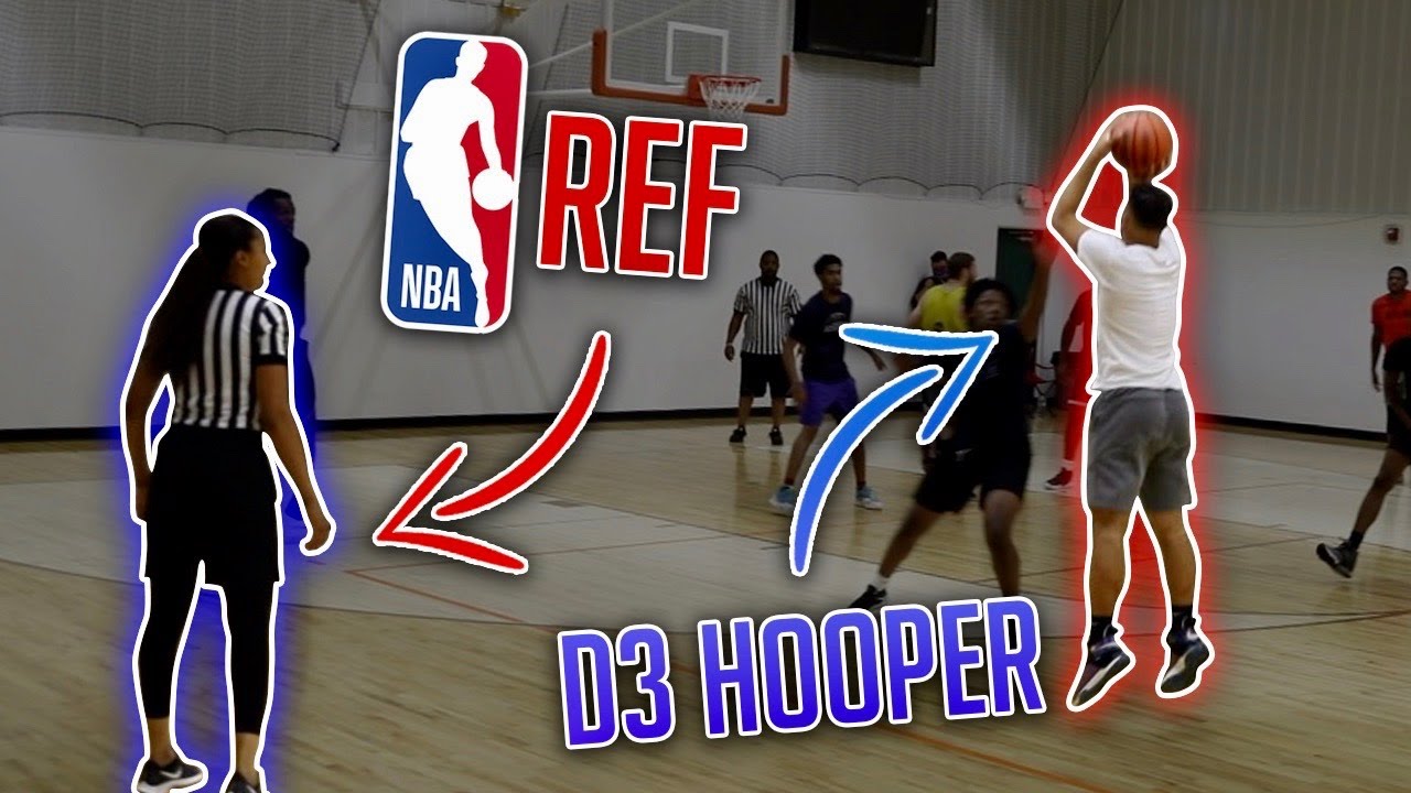 Former D3 Hooper BALLED OUT IN FRONT Of An NBA Ref ! - YouTube