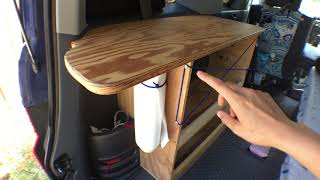 Honda Element Micro Camper: Shelf/Desk FREE PLANS