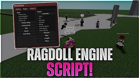 New OP Script🔥 || Ragdoll Engine [Mystery Hub] Hydrogen•Fluxus•Delta•Arceus X