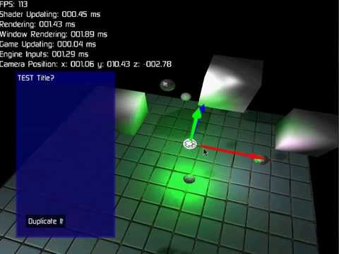 #1 - Tokzin Java 3D Game Engine Demo - Game Editor Sketch Version 0.8.1