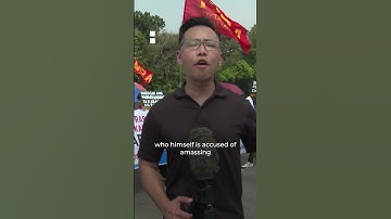 Thousands of anti-corruption protesters in Manila say Marcos must resign | AJ #shorts