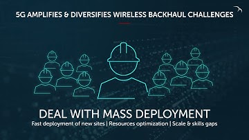 Disaggregated wireless backhaul