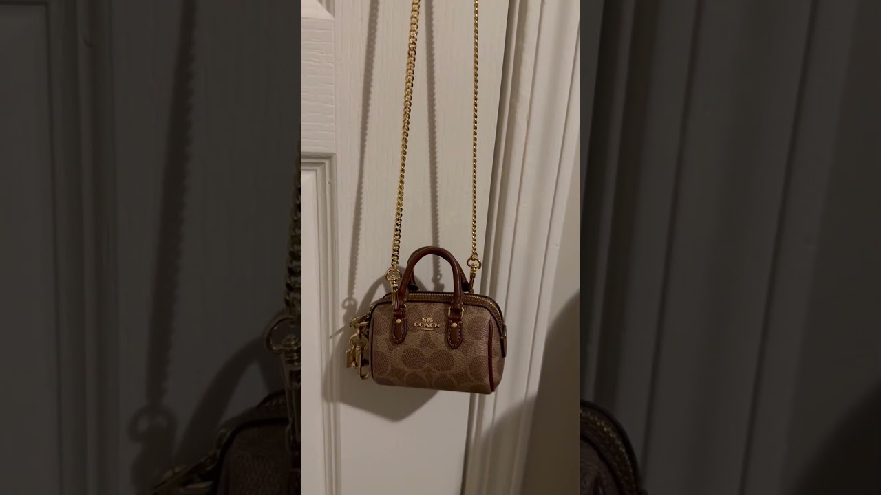 “Coach Mini Rowan Purse Charm”