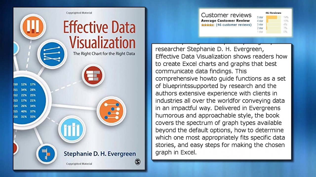 Effective Data Visualization The Right Chart For The Right Data