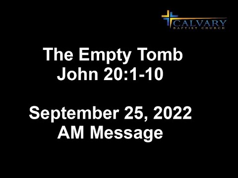 The Empty Tomb