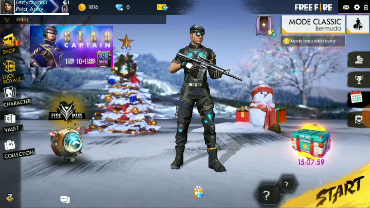 Free Fire Indonesia Christmas Song Lobby 2018 YouTube