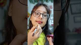 ❗❗ juicey Lip combo 💋💋 using eyebrow pencil ✨📝#ytshorts #makeup #lipcombo