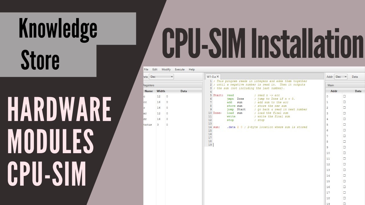 cpusim instruction memory cpusim instruction memory