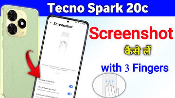 How to take screenshot in tecno spark 20c, Tecno spark 20c Screenshot