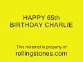 Happy Birthday Charlie