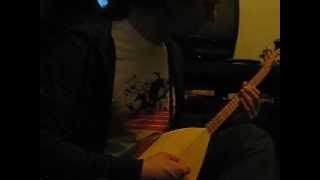 At The Left Hand Ov God Main Riff Baglama Cover