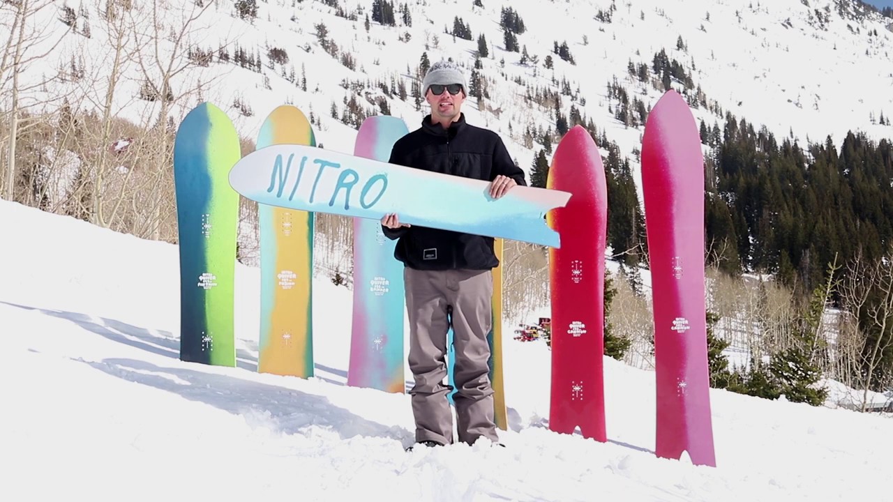 NITRO QUIVER POW パウ 154cm 2021-2022 2021 Nitro Quiver Pow Snowboard Review - YouTube