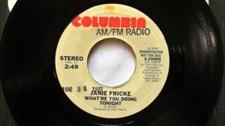 Watch Janie Fricke Whatre You Doing Tonight video