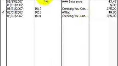 Quickbooks Tutorial - Bank Reconciliation Part 2