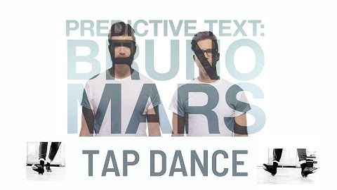 Rhett And Link, can you do this? | "Shake The Death" Bruno Mars Predictive Text Song Tap Dance Cover