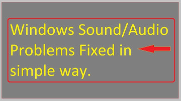 Fix Sound Problems in  windows 10 8 7 XP