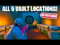 Get into ALL 5 Vault Locations *WITHOUT* A KEYCARD in SECONDS (Fortnite Glitches)