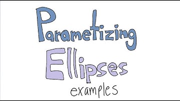 Parameterized Ellipses Examples 1
