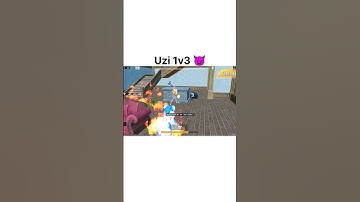 💥 UZI Se 1v3 Clean Wipe! 💀🔥 #bgmi #shorts #1v3 #rilsupporteryt