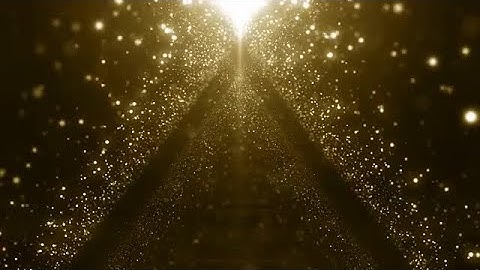 Gold Particles Triangle Stock Motion Graphics