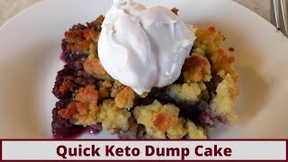 Quick And Easy Keto Dump Cake (Nut Free And Gluten Free)