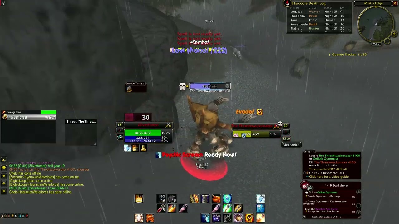 Hardcore Priest lvl 18 Vs The Threshwackonator 4110