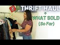 Thrift Haul To Resell On Poshmark &amp; Mercari+ What Sold (so far)