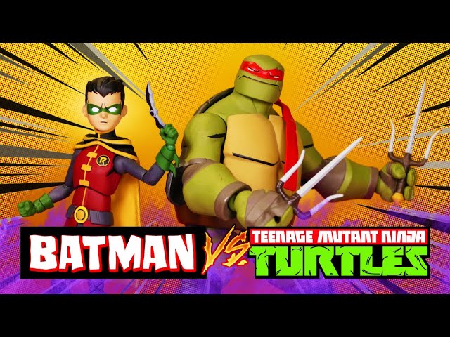 BATMAN VS TEENAGE MUTANT NINJA TURTLES LEONARDO - GameStop - DC  Collectibles 761941355412