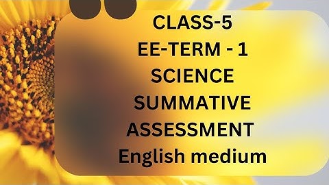 5th-EE-Science-Term-1-Summative Assessment-Answer key-English Medium