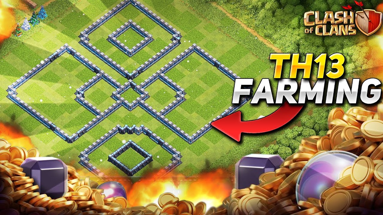 EL MEJOR DISEÑO FARMING PARA TH13 2020 