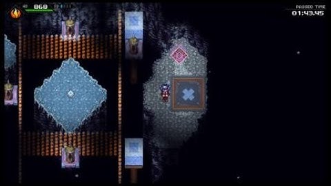 CrossCode - cave of Progression (Time+Frosty challenge) NOT CLEAN ..