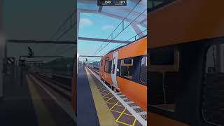 Class 397 Departing Morganstown #stepfordcountyrailway #airlink #roblox #shorts