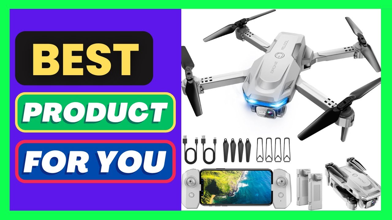 RELIDOL Drone with 1080P Camera - Foldable Remote