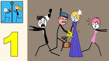 Draw Drag Delete Pin Pull to something -The Puzzle Game -All Levels 1-50 Gameplay Walkthrough Part 1