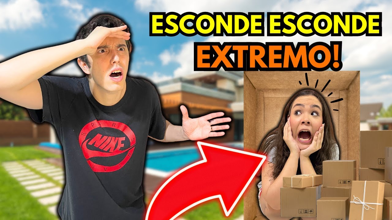 DESAFIO ESCONDE-ESCONDE EXTREMO NA CASA *muito difícil