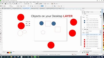 Corel Draw Tips & Tricks Object on your Desktop LAYER