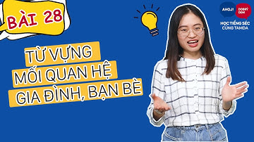 Học tiếng Séc cùng Tamda - Cơ bản - Bài 28: Mối quan hệ gia đình, bạn bè