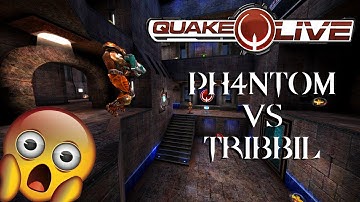 Ph4ntom vs Tribbil - Aerowalk | Quake Live - Friendly Duel