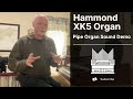 Hammond xk5  pipe organ sounds demo