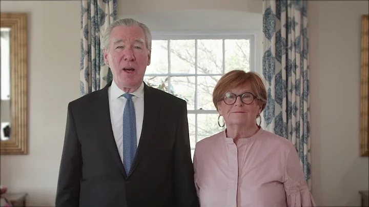 President John and Jeanne Garvey speech in receivi...