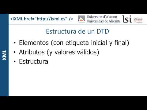 Video: ¿Qué es DTD en HTML?