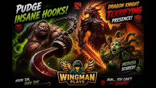 Hook Master 😈 Pudge ➝ DK DOMINATES 🔥 | Dota 2 Gameplay