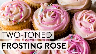 How To Pipe A Two-Toned Frosting Rose Sallys Baking