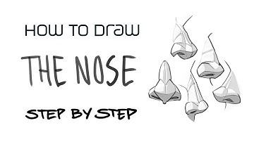 How to draw a nose step by step - Wacom Tutorial