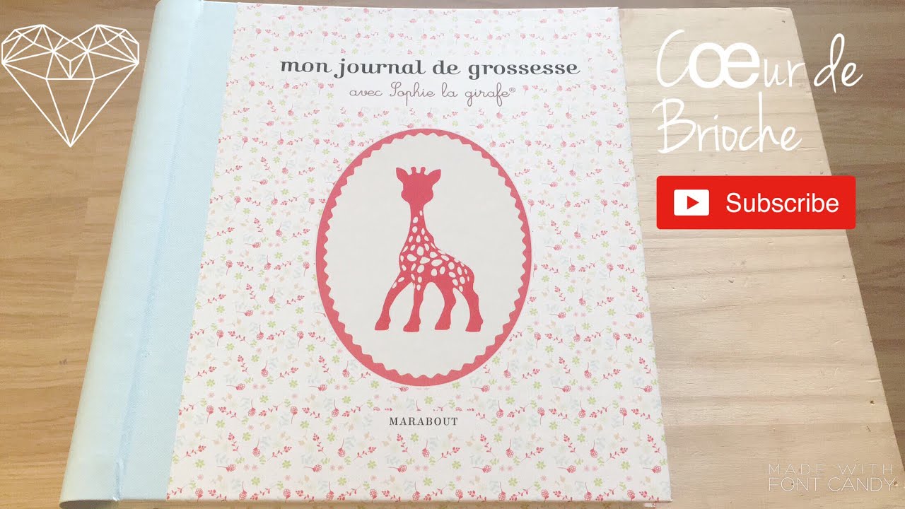 Mon Journal De Grossesse Sophie La Girafe Youtube