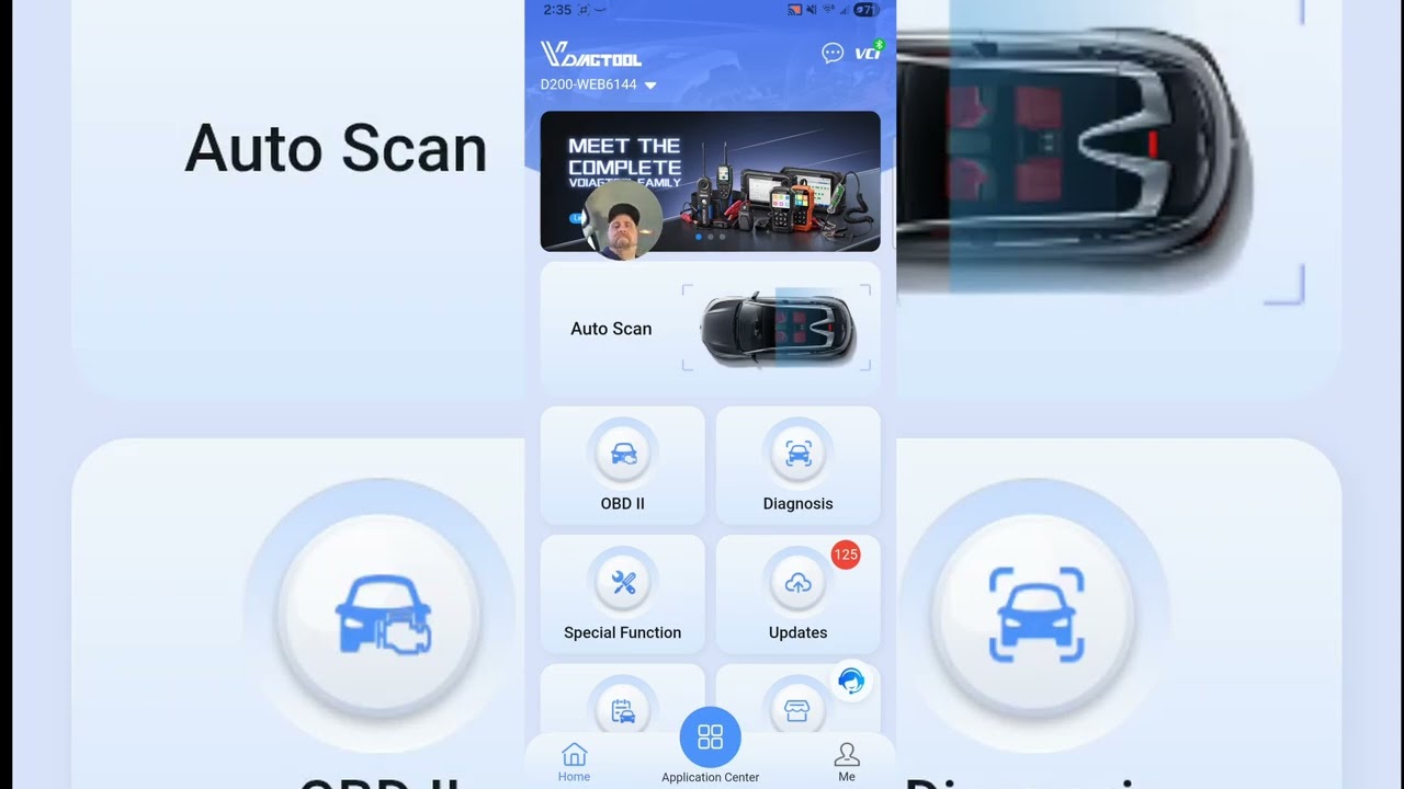 VDIAGTOOL D200 OBD2 turns your phone into a tool truck scanner