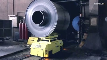 Rail Guided Vehicle RGV for handling coils