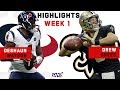 Deshaun Watson vs. Drew Brees CLUTCH DUEL! | NFL 2019 Highlights